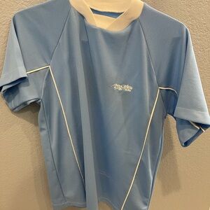 Blue Athletic Soccer Jersey from Athletes in Action trip to Greece